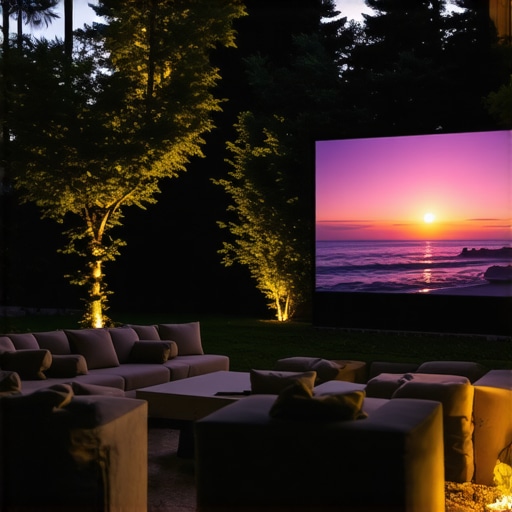 Best Outdoor Portable Laser Projectors & 4K Home Theater Savings 2024