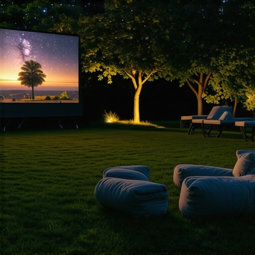 Top Portable & 4K UST Projectors for Outdoor Movie Nights 2024