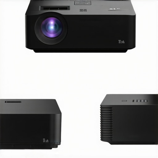 Visual comparison of laser, UST, 4K, portable, and home theater projectors in various setups