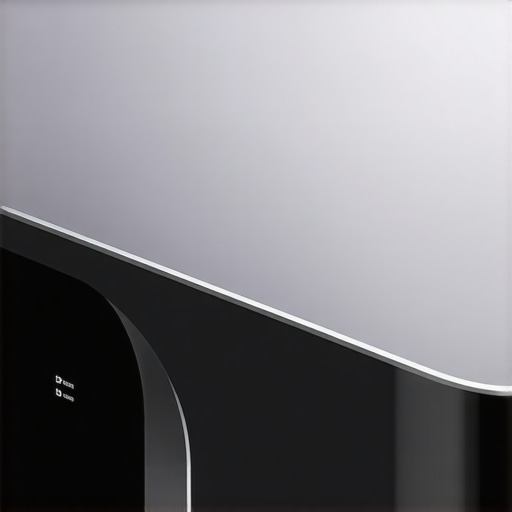 Close-up of a premium laser 4K projector showing control panel and lens details.