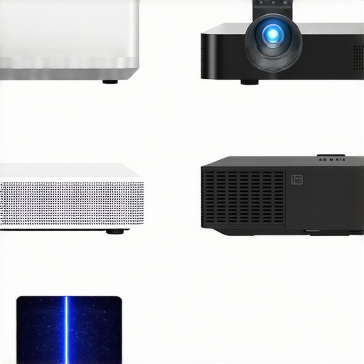 Comparison of portable 4K projectors including XYZ Ultra-Portable, Epson EF-12, and Anker Nebula Cosmos Laser.