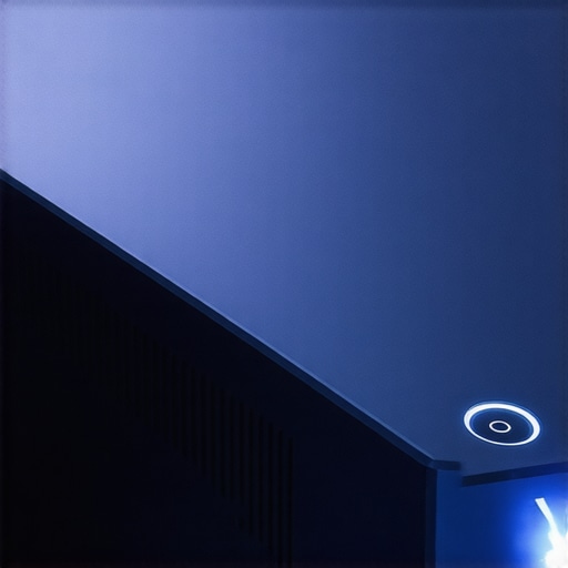 Close-up of a high-end laser projector showcasing its metallic finish and control panel.