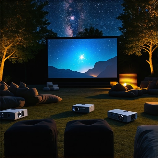 Top Portable & UST Projectors for Outdoor Movie Nights & Savings