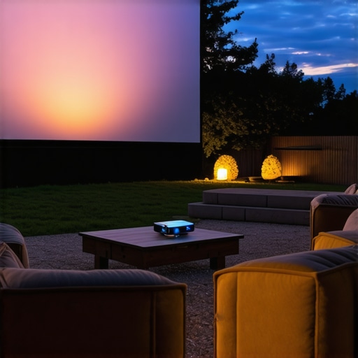 Top UST & Portable 4K Projectors for Amazing Movie Nights 2024