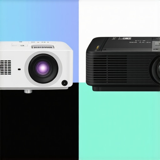 Laser vs Traditional 4K Projectors Comparison image showing differences between laser and standard 4K projectors