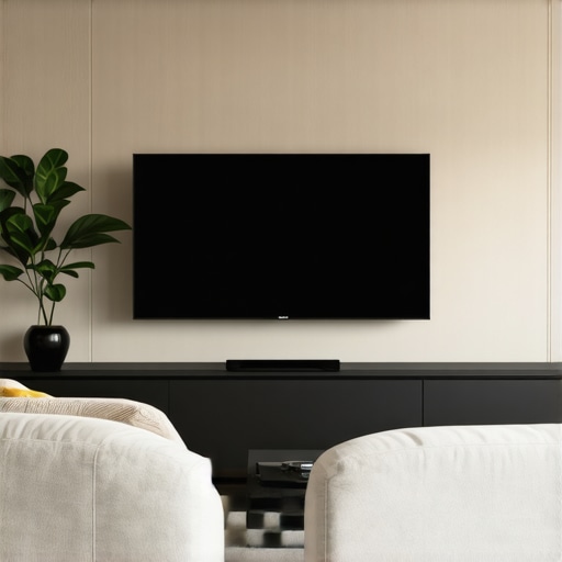 Elegant laser home theater projector projecting vivid image onto wall