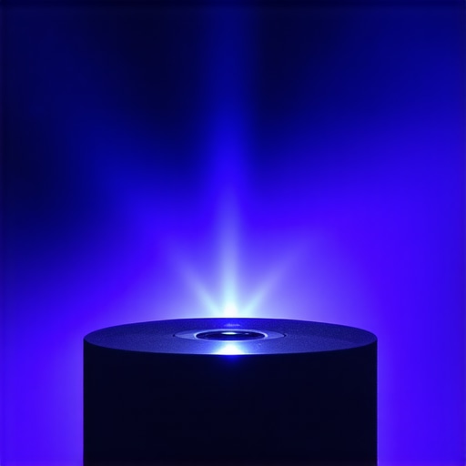 A laser projector displaying vivid image on screen in a cozy home theater