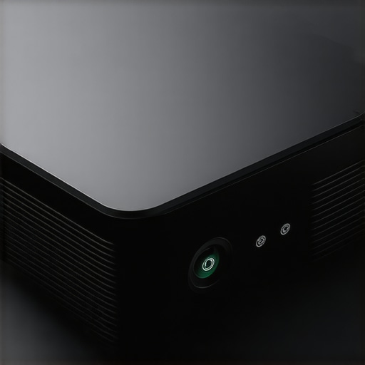 Modern ultrashort-throw projector showcasing sturdy build and sleek aesthetics.