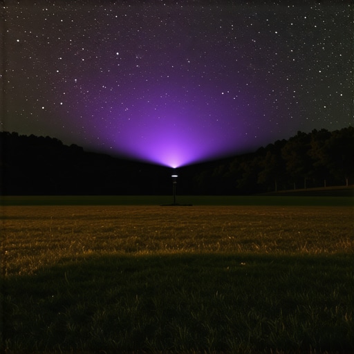 Outdoor 4K laser projector with weatherproof design projecting vivid image at night.