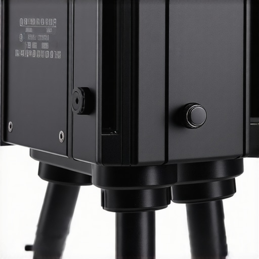 Durable Portable Projector Design A rugged portable projector with adjustable feet and impact-resistant casing