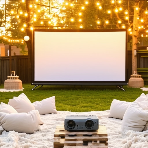 How We Built a Full Outdoor Cinema for Under Five Hundred Dollars