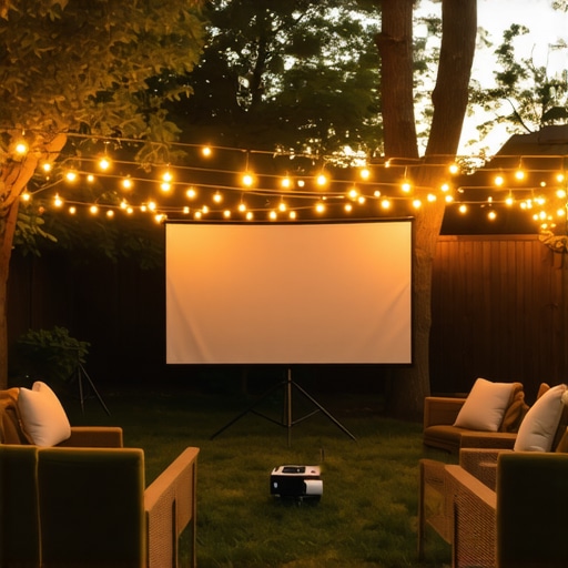 How to Setup a Backyard Movie Night in Under 10 Minutes