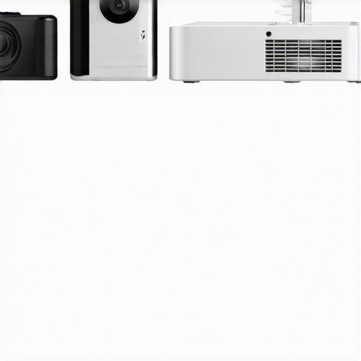 Comparison chart showing features of UST projectors, portable projectors, 4K projectors, and home theater setups