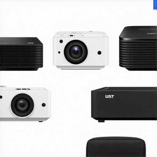 Side-by-side comparison of laser projectors, 4K projectors, UST, and portable models.