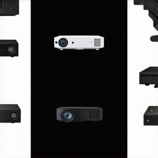 A visual comparison of various home theater projectors and their features