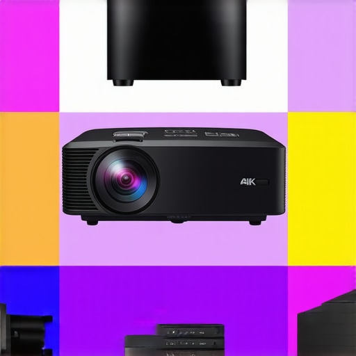 Projector Comparison Chart Visual comparison chart of various types of projectors including portable, 4K, laser, and home theater models.