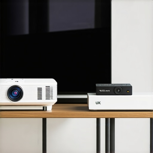 Visual comparison of various projector types including laser, portable, UST, and 4K models.