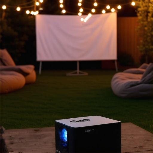 Silent Portable Projectors for Backyard Movie Nights