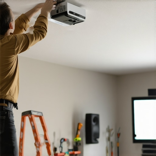 The 3-Step Trick to Mounting a Projector on a Slanted Ceiling
