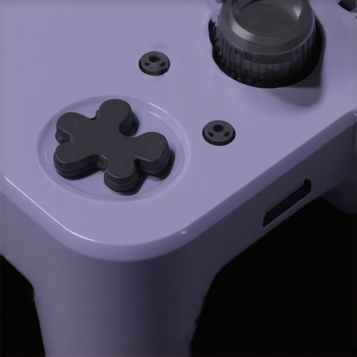 Build and Adjustments of Tiny Console Trick Detailed view of the plastic construction and clamp of the Tiny Console Trick showing material texture and adjustment screw.