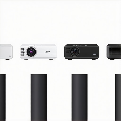 Comparison of Different Projector Technologies Illustrative comparison of laser, 4K, portable, and LCD projectors highlighting key differences.