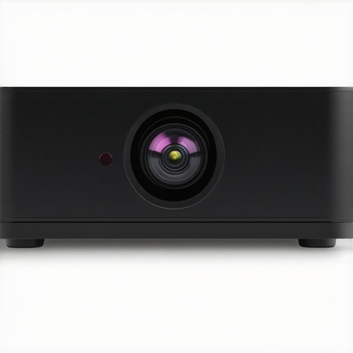 Modern UST Projector Design Contemporary ultra-short-throw projector highlighting ports and sleek profile