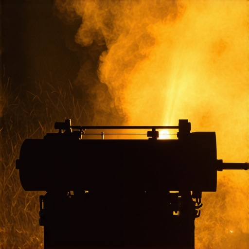 Laser projector projecting bright image outdoors with visible cooling vents.