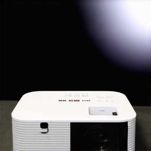 Graphic showing portable projectors alongside large home theater projectors.