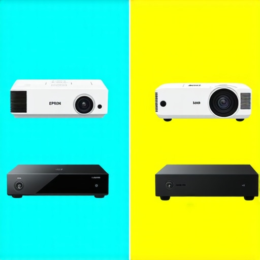 Projector Comparison Chart A detailed comparison chart of various projector types including portable, laser, UST, and 4K home theater options featuring top brands