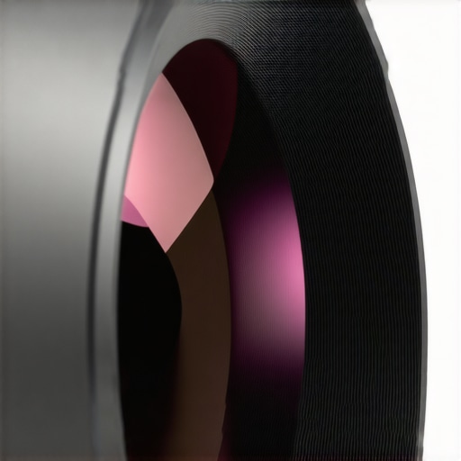 Projector Lens Detail Detailed view of a projector lens showing focus and zoom controls.