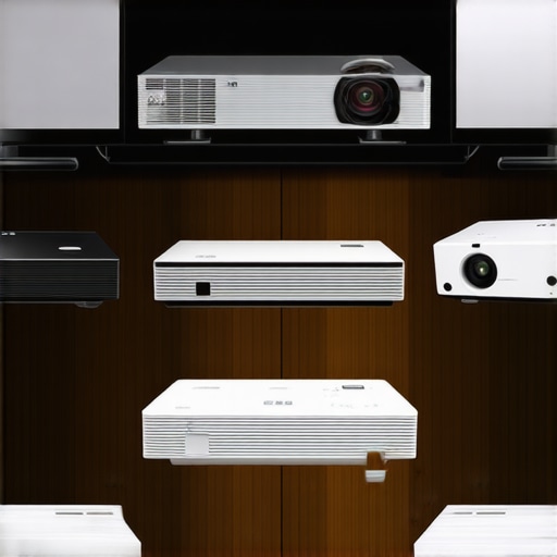 Projector Types Comparison Comparison chart showcasing different projector types for home entertainment