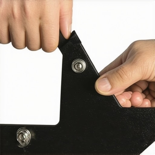 Quality Material and Craftsmanship Close-up of high-density engineered wood panel with magnetic lock system for easy assembly.