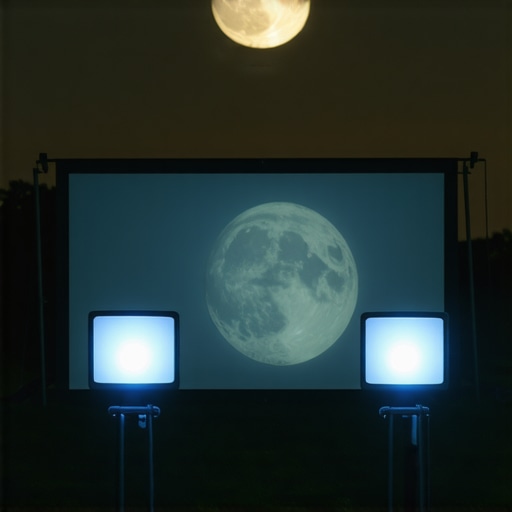 Testing Budget Portable Projectors Against a Bright Moonlit Night