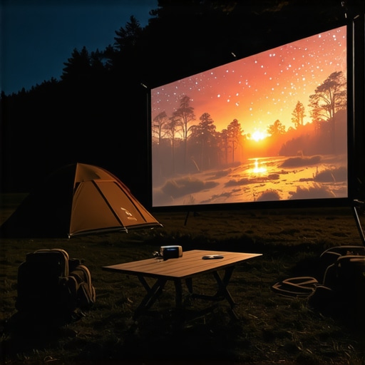 The best portable projectors for watching movies while camping