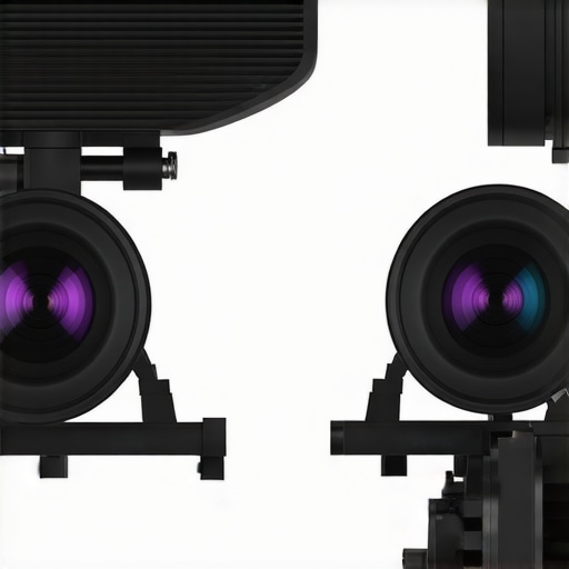 Diagram showing key internal parts of 4K projector for optimal image sharpness.