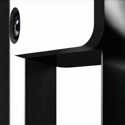 4K Projector Build and Setup Features A sleek 4K projector showing adjustable lens and ports for setup