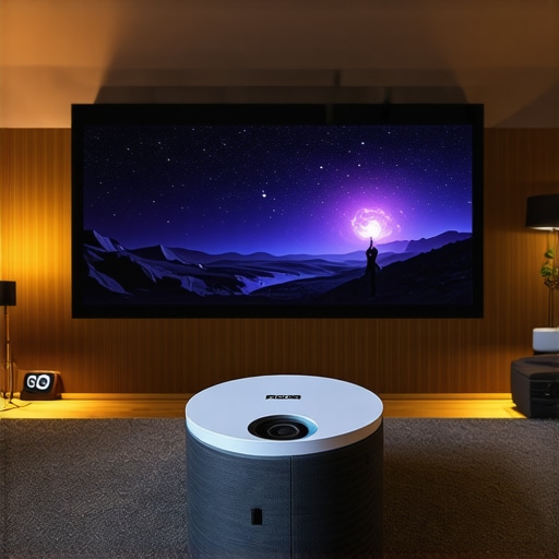 A 4K projector running continuously during a marathon viewing session, illustrating thermal management features