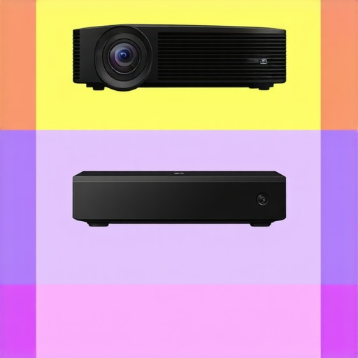 Multiple home theater projectors displayed for comparison including budget and premium models.
