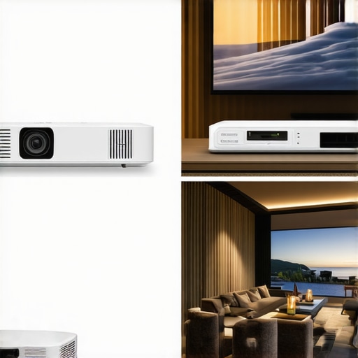 Visual comparison of portable, 4K, UST, laser, and home theater projectors showing differences in design and performance.