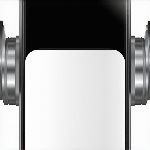 Close-up of a sleek, handheld screen wrinkle removal tool with adjustable pressure and temperature settings