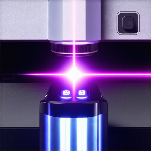 Laser Projector Build Details Detailed view of a laser projector highlighting material quality and interface elements