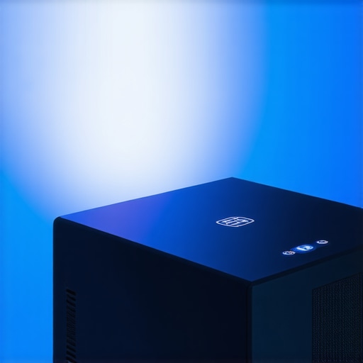 Laser projector functioning in a dimly lit room during a prolonged viewing session.