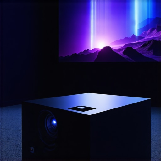 Laser projector in home theater during prolonged use Laser projector operating continuously in a home theater setting