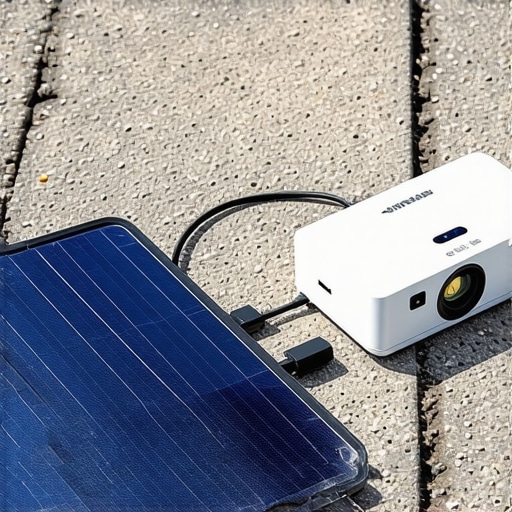 Portable Projectors That Can Charge via Solar Panels