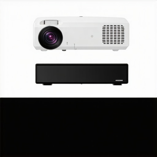 Portable vs. Premium 4K Laser Projectors Size and feature comparison of portable and high-end 4K projectors