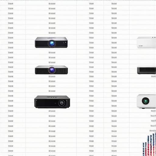 Projection Devices Compared A visual comparison chart of different projector types and their key features