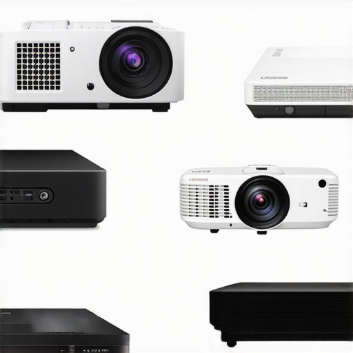 Projector Comparison Chart A visual comparison chart of various projector types including UST, laser, 4K, portable, and home theater systems.