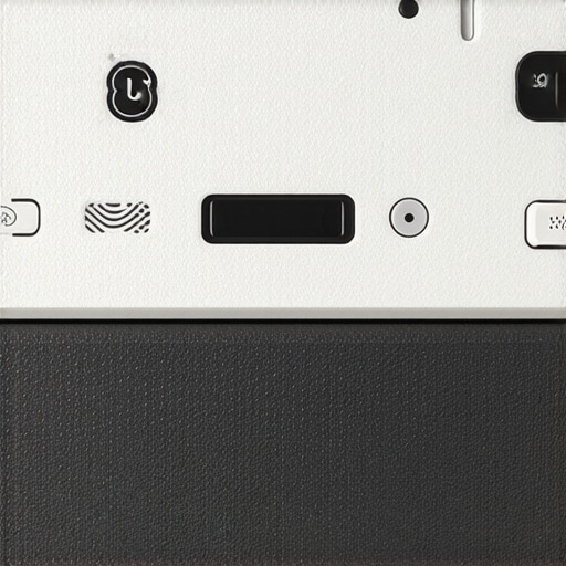Portable projector showing lightweight plastic build and button layout