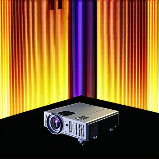 High-end projector operating under electric fluctuation with stable image
