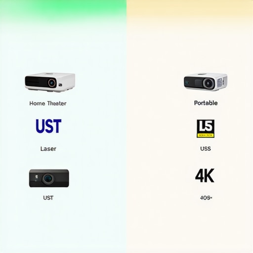 Projector Types Comparison Chart Comparison chart of different projector types